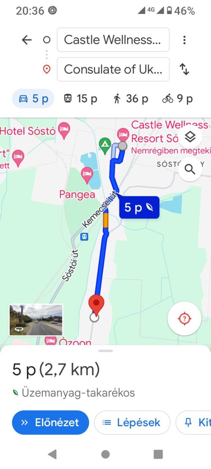 Castle Wellness Resort Sosto Nyíregyháza Eksteriør bilde